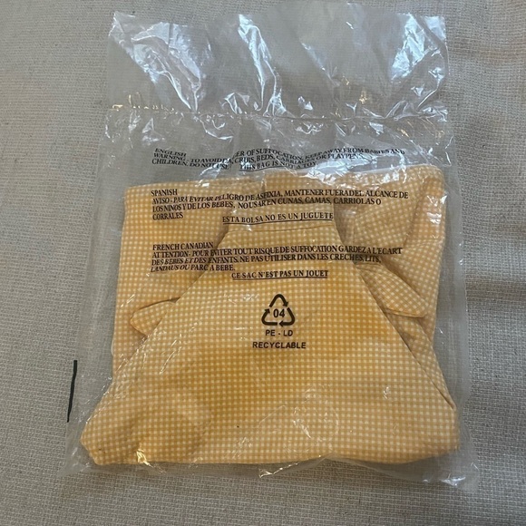 NWT L*SPACE Bummin Bikini Bottom Plaid Sunshine - Picture 4 of 5